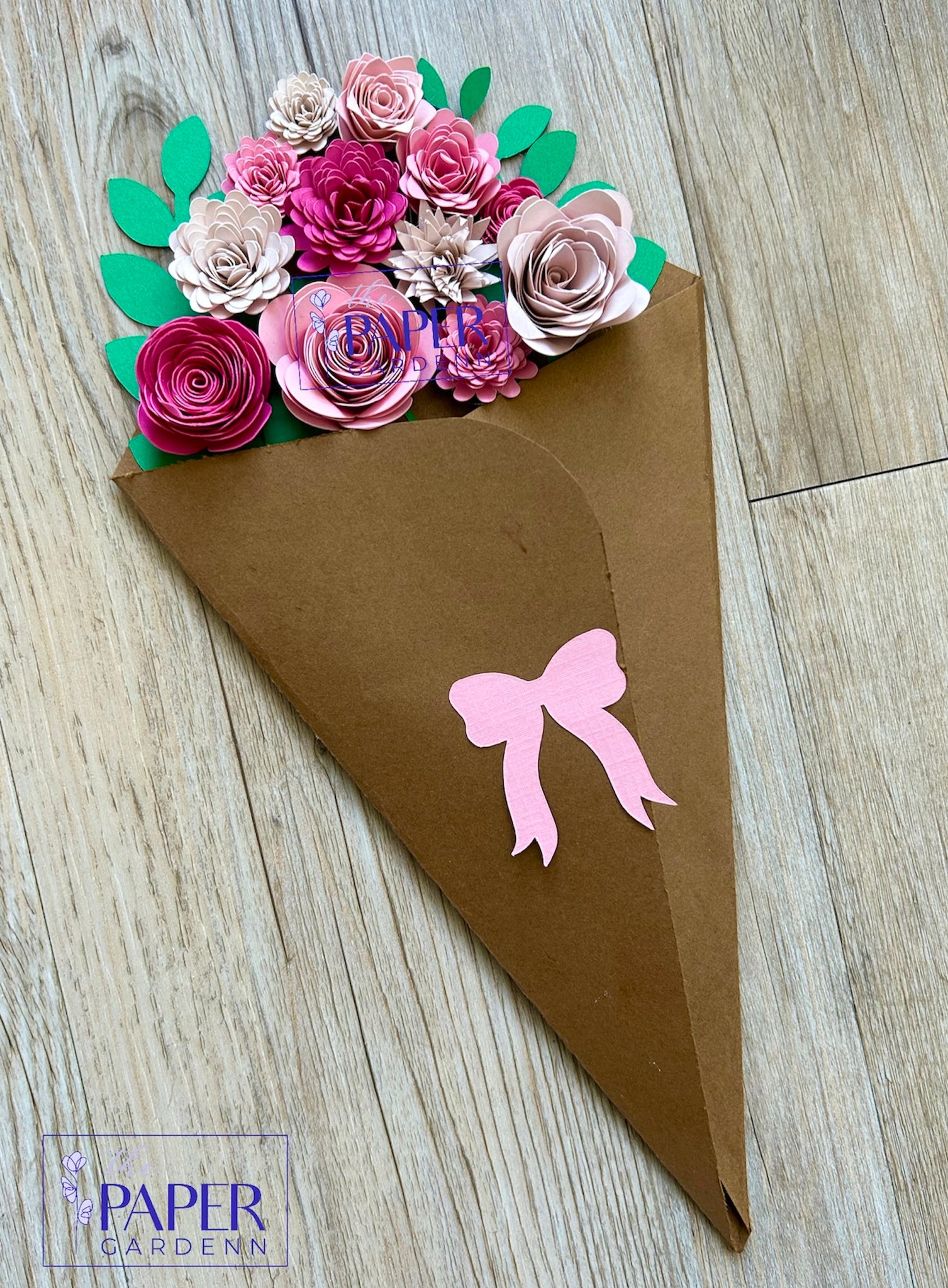 DIY Paper Flower Kit [Initial A] – thepapergardenn