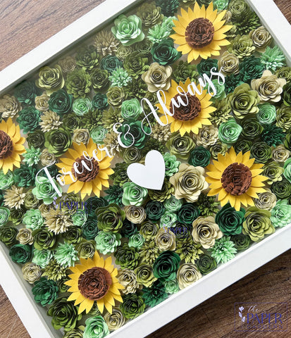 DIY Paper Flower Kit [8x8 Cancer Ribbon] – thepapergardenn