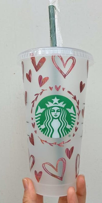 Starbucks Valentines Day heart sold venti tumbler