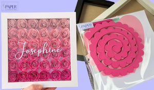 DIY Paper Flower Kit [8x8 Cancer Ribbon] – thepapergardenn